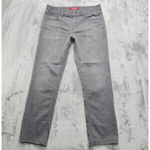 Codes Combine Basic+ Jeans Mens 32 Gray Slim Straight Leg Stretch Denim Korean